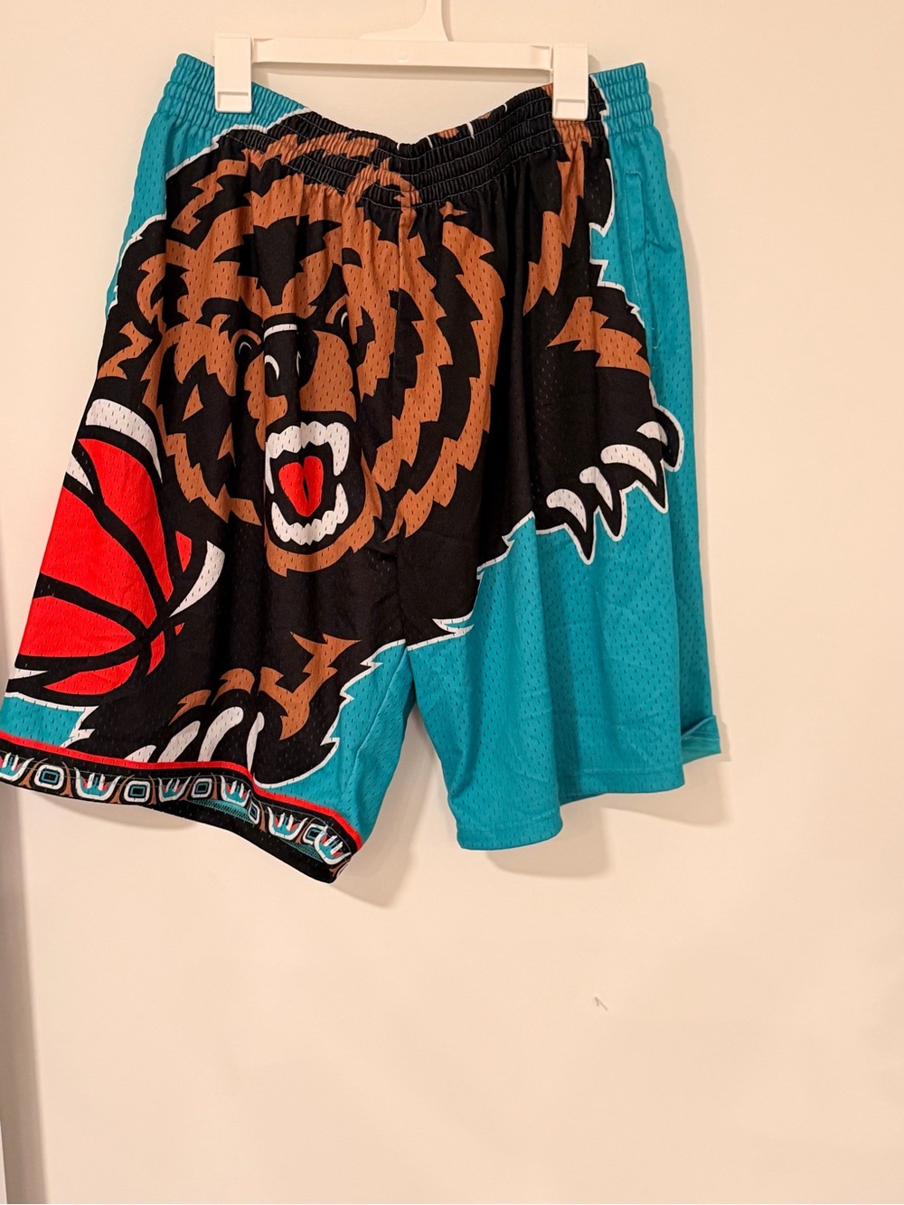 Mitchell & Ness Grizzlies Teal Shorts Hardwood Classics NBA